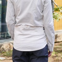 COOLMAX Hybrid Long-Sleeve Shirt Jersey Seersucker Beige