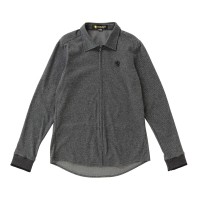 Long-Sleeve Shirt Jersey Twill Gray