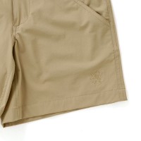 Women's Nylon Stretch Short Pants Beige