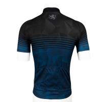 Legge-Fit Half-Sleeve Cycling Jersey Speedline Black x Navy