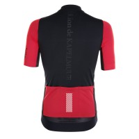 Half-Sleeve Cycling Jersey Advance2 Black x Red