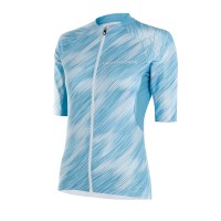 Women's Half-Sleeve Jersey Gazelle3 Oblique Blue