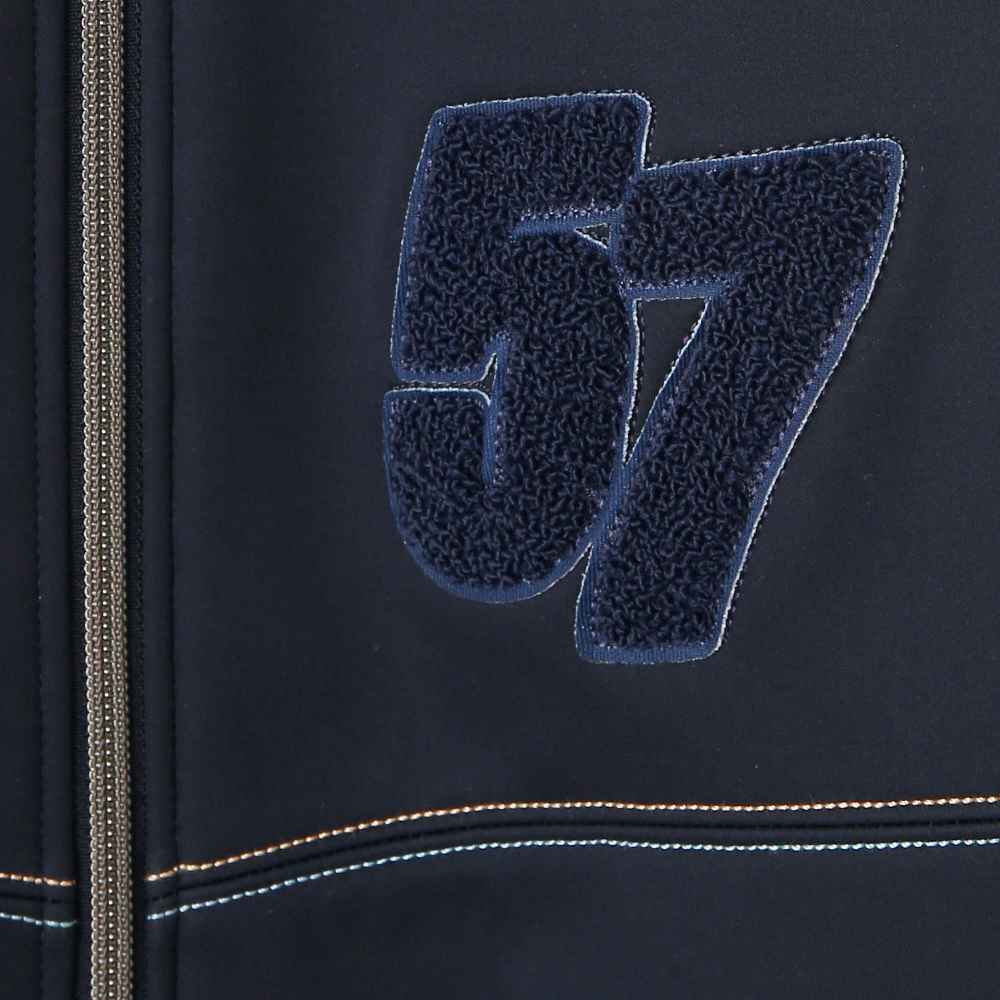 ウインドシールド57ジャケット サガラ刺繍 ネイビー - KAPELMUUR 