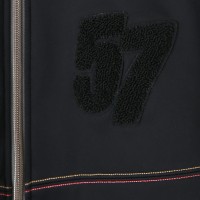 ウインドシールド57ジャケット　サガラ刺繍　ブラック