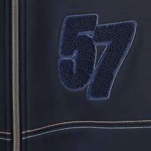 ウインドシールド57ジャケット　サガラ刺繍　ネイビー